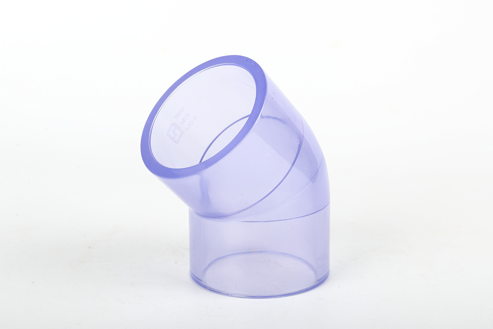 龙山透明45° 弯头